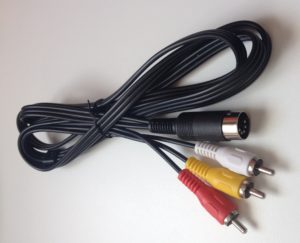 Cable commodore rca