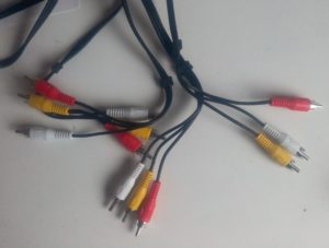 Cables RCA mâle audio vidéo