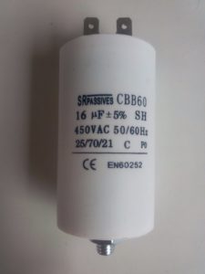 Condensateur permanent 16uf 450v