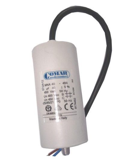 Condensateur moteur permanent 40µF à cables