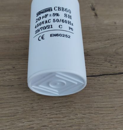 Condensateur permanent démarrage moteur 20MF 20UF 450V à cosses – Image 3