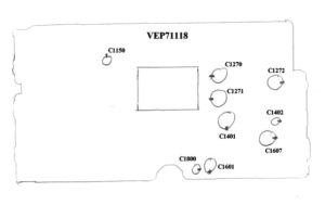 schéma condensateur carte alimentation Panasonic DMR-EX77