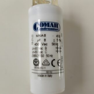 Condensateur Comar 8uf 450v à cosses