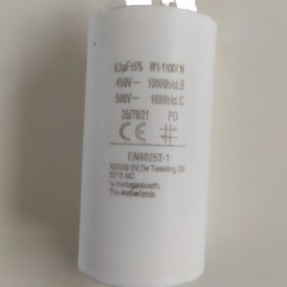 Condensateur moteur 6,3µf 450v w1-11007
