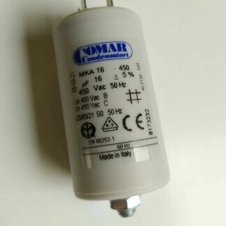 Condensateur moteur Comar 16uf 450v