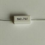 Résistance de puissance 2,7 ohm 5W axial 2,7Ω 2.7R