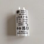 Condensateur 2,5µF 450v à petites cosses 2,8mm pour volet roulant SOMFY, SIMU