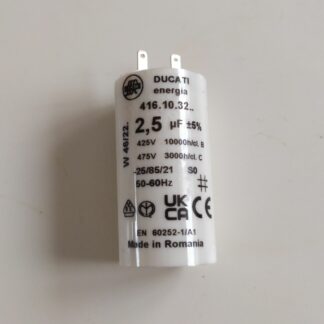 Condensateur 2.5uf petites cosses 2,8mm volet roulant