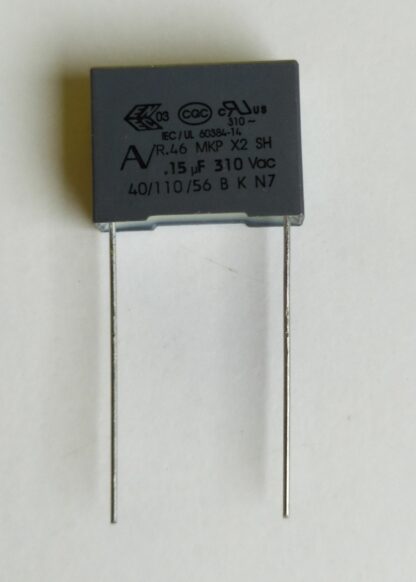 Condensateur a film x2 150nF 310V 15mm