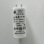 Condensateur Moteur 4,5µF 450v à petites cosses 2,8mm pour volet SOMFY, SIMU