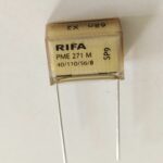 Condensateur papier RIFA PME 271 M 68nF 275V X2