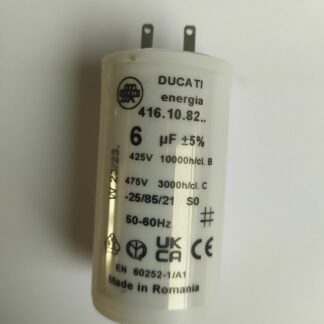 Condensateur 6uf volet roulant petites cosses 2,8mm
