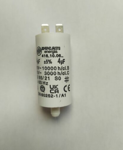 Condensateur moteur 4µF 2 cosses 6.3mm