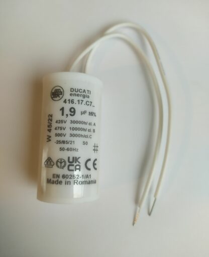 Condensateur permanent 1,9uf