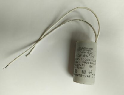 Condensateur moteur volet roulant 6,5µF à fils
