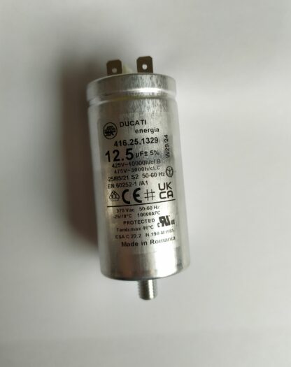 Condensateur permanent aluminium 12,5µF 425V 475V