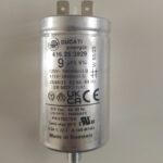 Condensateur moteur métal Ducati 9µF 425V 475v à cosses
