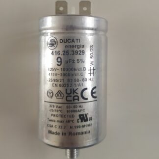 Condensateur permanent aluminium 9µF 425V 475V